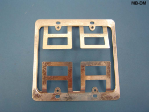 Liberty Cable MB-DM Economy Double Gang flush mount metal mud rings