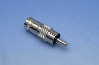 Liberty Cable 32-3121BU Interseries Adapter BNC jack to RCA plug in-line format