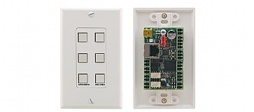 Kramer RC-76R WallPlate 6 ButtonButton Room Controller - White Decora Style