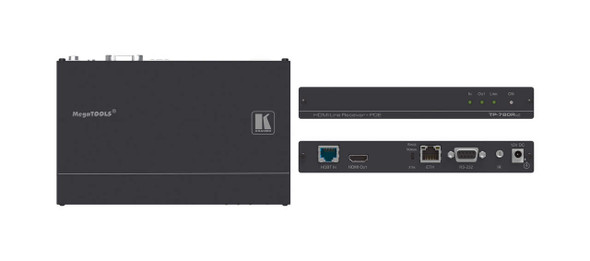 Kramer TP-780RXR 4K UHD HDMI, Ethernet, Twisted Pair Receiver with POE