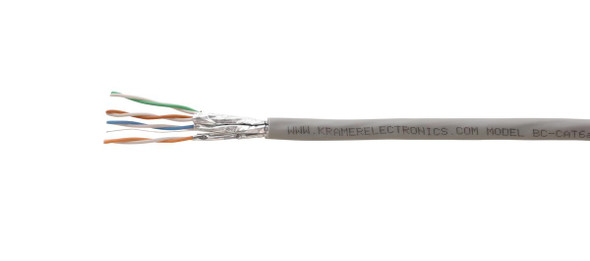 Kramer BC-CAT6a-305M Four_Pair U/FTP Bulk Cable (23AWG) optimized for LAN / Ethernet Signals