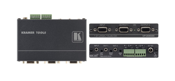 Kramer VP-200AK 1:2 Computer Graphics Video & Stereo Audio Distribution Amplifier