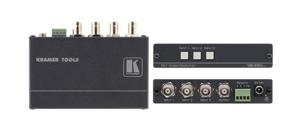 Kramer VS-33Vxl 3x1 Video Switcher