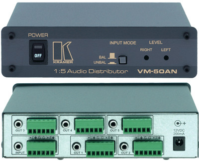 Kramer VM-50AN 1 U/B:5 B & 5 U Audio DA