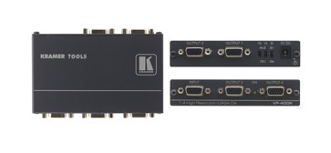 Kramer VP-400K 1:4 Computer Graphics Video Distribution Amplifier with KR-ISP Processing