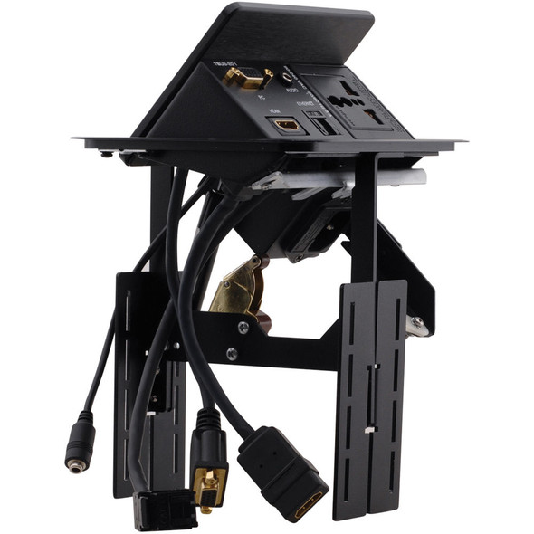 Kramer TBUS-201xl(B) Pop-Up Table-Mounted Multi-Connection Unit - Black
