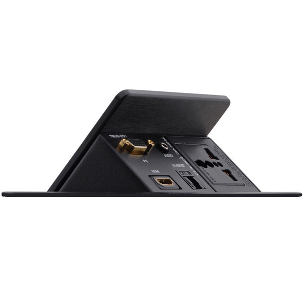 Kramer TBUS-201xl(BC) Pop-Up Table Mount (Brush Clear Aluminum Top)