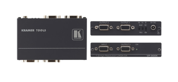 Kramer VP-300K 1:3 Computer Graphics Video Distribution Amplifier