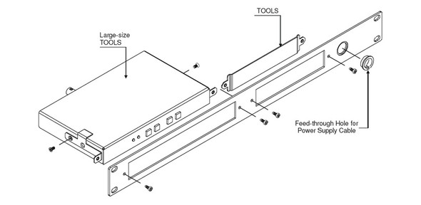 Kramer RK-T2SB Rack Kit - Large TOOLS