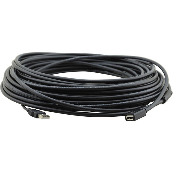 Kramer CPA-UAM/UAF-25 Plenum Rated USB-A (M) to USB-A (F) Active USB Extension Cable - 25 FT