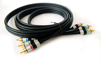 Kramer C-3RVM/3RVM-6 3 RCA (M) to 3 RCA (M) Cable (3 RG-59 for Component Video) - 6 FT