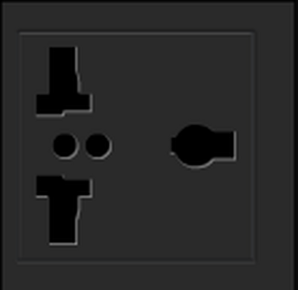 Kramer TS-1U TBUS Single Power Socket - Universal