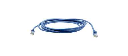 Kramer PC6-108-50 CAT6 U/UTP 250MHz 4x2x24 AWG PVC CM-Rated 50ft. Blue Patch Cord