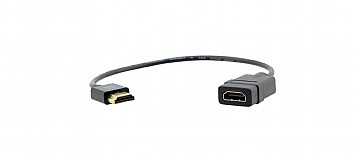Kramer ADC-HM/HF/PICO Ultra_Slim High_Speed HDMI Flexible Adapter M/F Cable with Ethernet - 1 FT