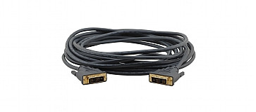 Kramer C-MDM/MDM-15 DVI-D (M) to DVI-D (M) High Resolution Single Link Flexible Cable - 15 FT