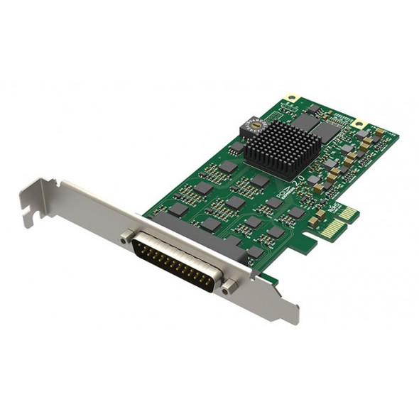 Magewell 11250 LP PCIe x1, 6-channel CVBS, SD, 6 unbalanced stereo audio.