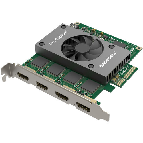 Magewell 11100 Pro Capture Quad HDMI 4X Input Card Great for Wirecast and Software Switchers