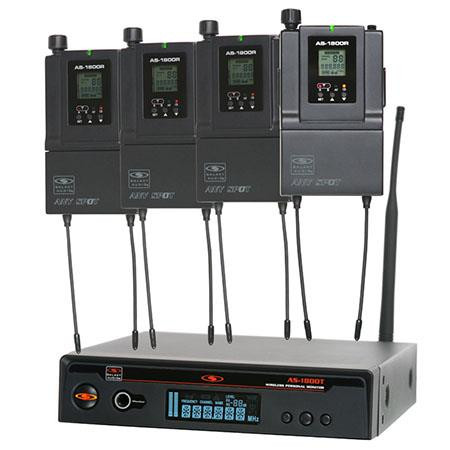 Galaxy Audio AS-900-4N9  AS-900 Any Spot 4-Band Pack Wireless Personal Monitoring System