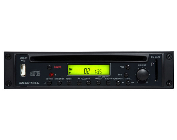 Galaxy Audio RM-CD Galaxy Audio RM-CD Rack Mount CD/MP3/SD/USB CD Player with Remote Control for RM2 Chassis, Option C