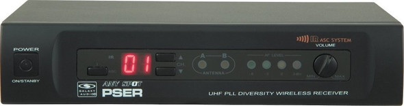 Galaxy Audio PSERD PSE Receiver, CODE D/584-607MHz, 200Ohms XLR Connector and 1KOhms 1/4"