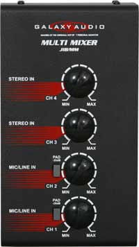 Galaxy Audio JIB/MM JIB/MM Jacks in the Box Multi Mixer