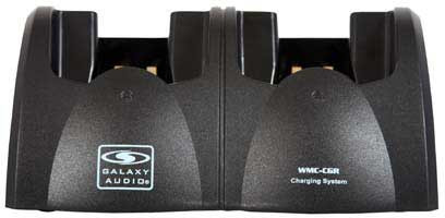 Galaxy Audio WMC-CGR  Dual DC Charger for for AS-1500R, HH64, HH64SC, HH76, HH76SC, HH76W, HH76WSC & MBP76