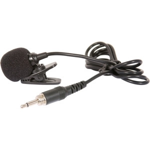 Galaxy Audio LV13-UBK  LV13-U Lavalier Microphone for ECD, VSC and VES Series Wireless Bodypack Transmitters, 13mm Uni-Directional, 3.5mm Threaded Connector