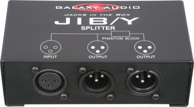 Galaxy Audio JIBY Galaxy Audio JIB/Y Jack In The Box Microphone Splitter