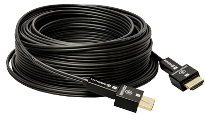 35' Liberty Plenum rated Hybrid Copper / Fiber Optic HDMI with detachable heads