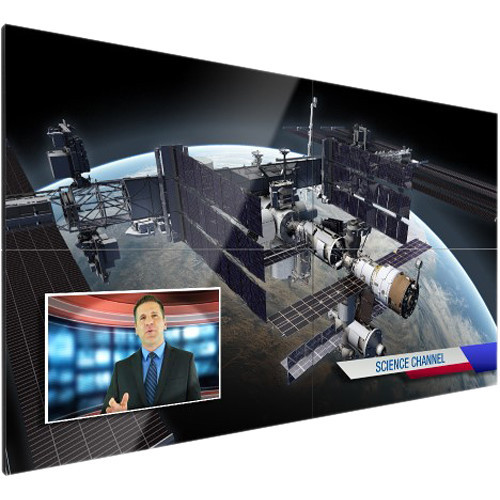 Christie Digital 135-012104-01 FHD553-XE-H, 55" FHD, Extreme Series, 24x7, 1.7 mm comb. bezel, P+L, 700 Nits, OPS, AC power