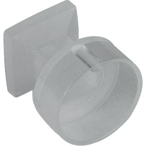 NTI cvr-minidin4f1000 S-Video 4-Pin MiniDIN Female Connector Cover, Clear, 1000-Pack