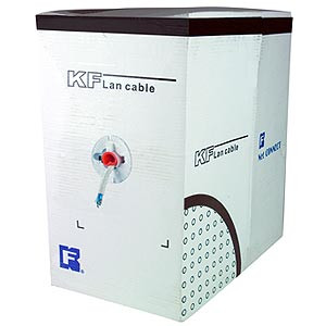 NTI cat6-bulk-stp-white CAT6 Solid Shielded Bulk Cable, White, 1000 feet