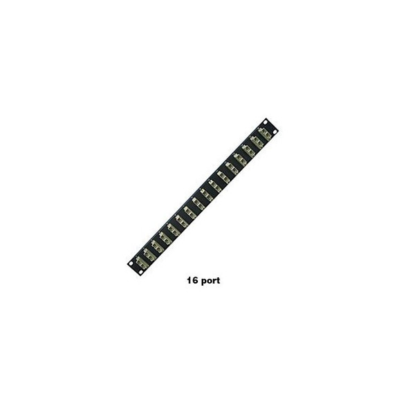 NTI pnl-ptch-fiber-dm-scsc-24 24-Port Duplex SC Multimode Fiber Optic Patch Panel, 1RU