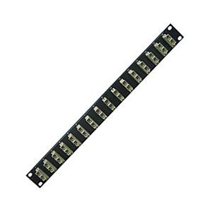 NTI pnl-ptch-fiber-dm-scsc-24 24-Port Duplex SC Multimode Fiber Optic Patch Panel, 1RU