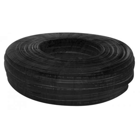 NTI cat6-flt-bulk-black-shld2 CAT6 Flat Stranded Bulk Cable, Shielded - 250 ft
