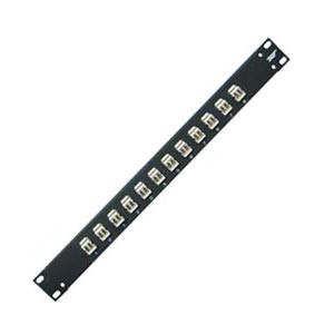 NTI pnl-ptch-fiber-dm-lclc-12 12-Port Duplex LC Multimode Fiber Optic Patch Panel, 1RU