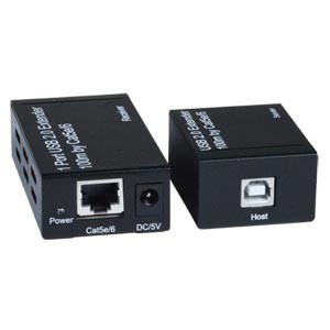 NTI usb2-c5-lc USB 2.0 Extender, 1-Port, 328'