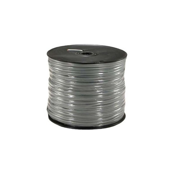 NTI phone4-flt-bulk-28silver 4-Conductor Flat Bulk Phone Cable