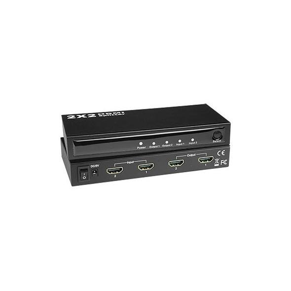 NTI se-hd2-2-lc 2-Port HDMI Switch with Built-In Splitter