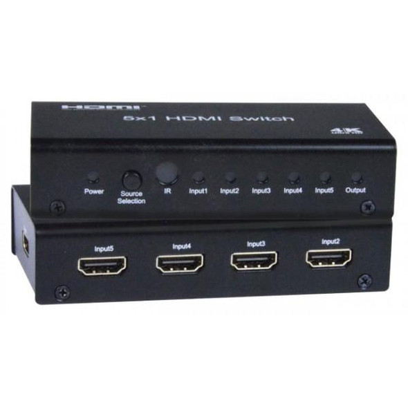 NTI se-hd4k10gb-5lc Low-Cost 4K HDMI Switch, 5-Port
