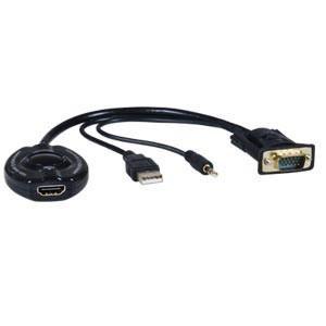 NTI vgaa-hd-ulc Ultra Low-Cost VGA + Audio to HDMI Converter Cable