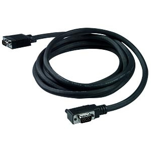 NTI VEXT-90DR-10-MM VGA Right Angled to Straight Cable, Male to Male, 10 feet