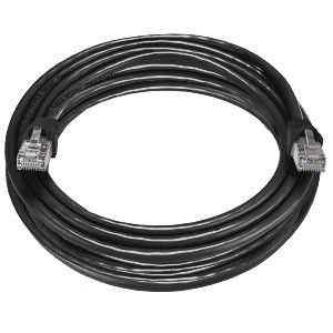 NTI cat6-50-black-shld CAT6 Stranded Shielded Cable, Black, 50 feet