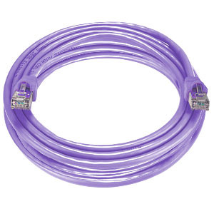NTI cat6-50-purple-shld CAT6 Stranded Shielded Cable, Purple, 50 feet