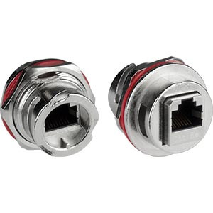 NTI rj45-5ewtp-qr-jck-shldm CAT5e Quick Release Case Side Metal Shielded Waterproof RJ45 Connector with Jack