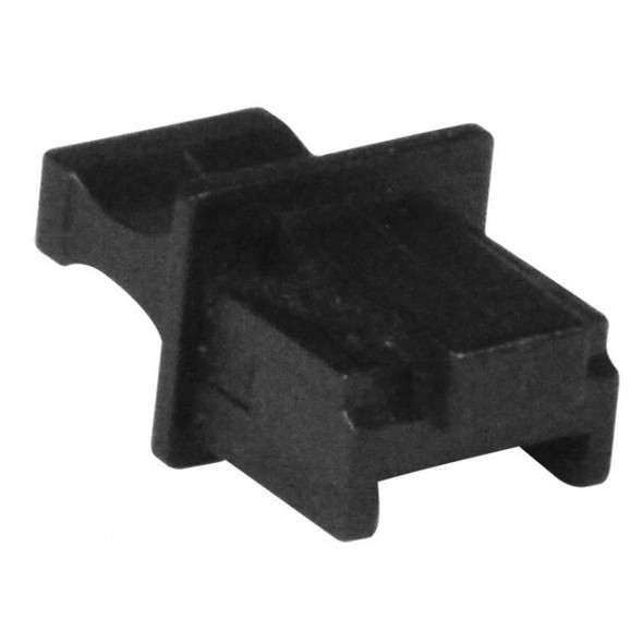 NTI cvr-rj45jck-k100 RJ45 Female Connector Covers, Black, 100-pack