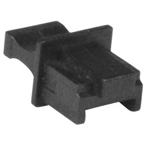 NTI cvr-rj45jck-k100 RJ45 Female Connector Covers, Black, 100-pack