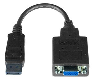 NTI DP-VGA-CNVTR DisplayPort Male to VGA Female Adapter Cable, 0.6 feet