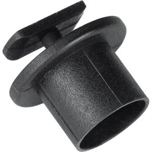 NTI cvr-minidin6f100 PS/2 6-Pin MiniDIN Female Connector Cover, Black, 100-Pack