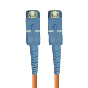 NTI fiber-s-scsc-50-50m Simplex SC Multimode Fiber Optic Cable, 50-Micron, 50 meters